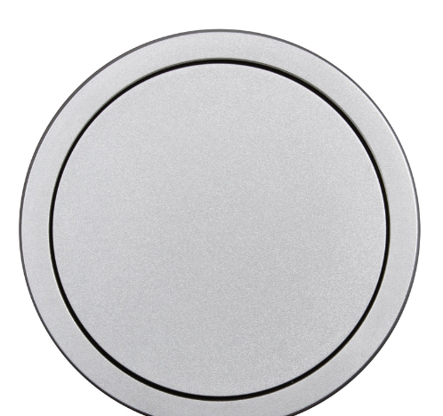 Lew Electric PUR20GACBTQD-RSS Kitchen Round Pop Up GFCI, Speaker, USB-A/C, QI, Stainless Plastic