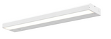 DALS Lighting HLF24-3K-WH Fixed Hardware Linear 24" Wide LED Under Cabinet Light Bar - 3000K & 120 Volt