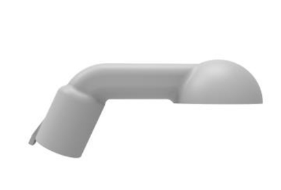 MaxLite HLS22G HLRS Series, Stanchion 25 Degree (1-1/2 NPT) Mount Bracket, Stainless Steel