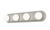 AFX Lighting HLWV240422L30ENSN Hollywood 4-light Led Vanity Light - 3000k - 120v - Satin Nickel