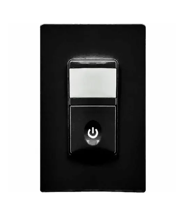 Enerlites HMOS-J-BK Black Single Pole Secured Ground Wire Occupancy Sensor Switch