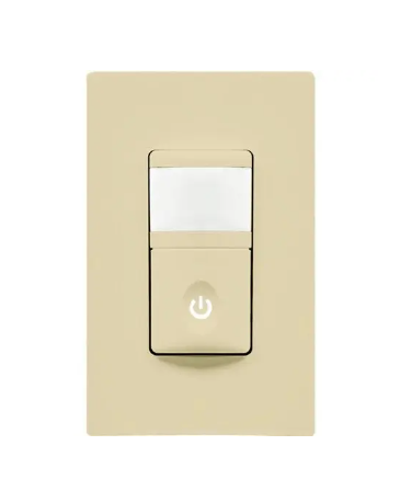 Enerlites HMOS-J-I Ivory Single Pole Secured Ground Wire Occupancy Sensor Switch