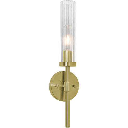 AFX Lighting HNTS0518MBLB Huntington 1 Light 4.5 inch ADA Wall Sconce Wall Light in Antique Brass Finish