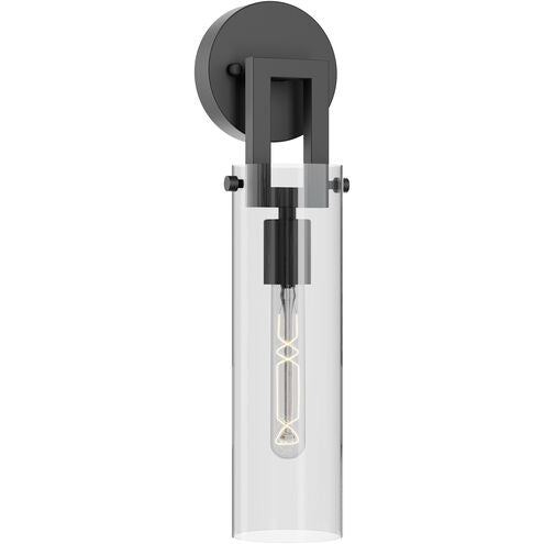 AFX Lighting HOUS0517MBBK Houston 1 Light 4.5 inch Black ADA Wall Sconce Wall Light
