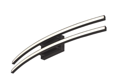 AFX Lighting HPRV3605LAJUDBK Harper 36" Led Vanity Light - 27k / 3k / 35k / 4k / 5k - 120-277v - Black