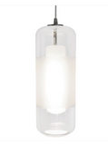 AFX Lighting HRP1000L30D1SNCL Hermosa 6" Led Pendant - 3000k - 120v - Satin Nickel / Clear Glass