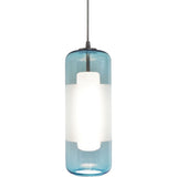 AFX Lighting HRP1000L40D2SNAQ 10W LED Hermosa Pendant Light, 1-Light, 120V-277V, 4000K, Aqua Finish