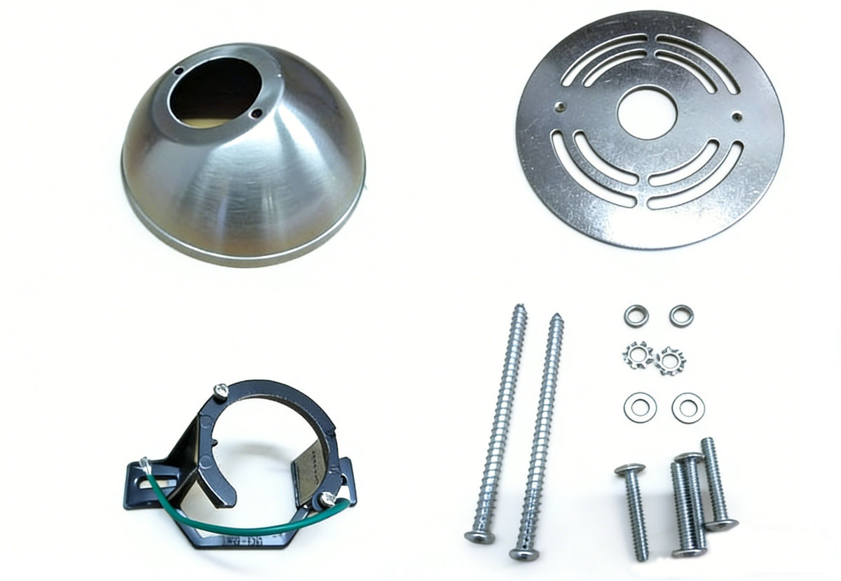 Trans Globe Lighting HS-01 BN brushed nickel ceiling fan hang straight kit