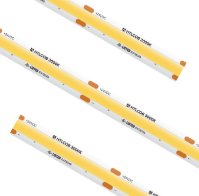 American Lighting HTL-COB-CW-CC 24V DC High Output COB seamless tape light, 24V DC, 4.5W/ft, 448lm/ft, 5000K