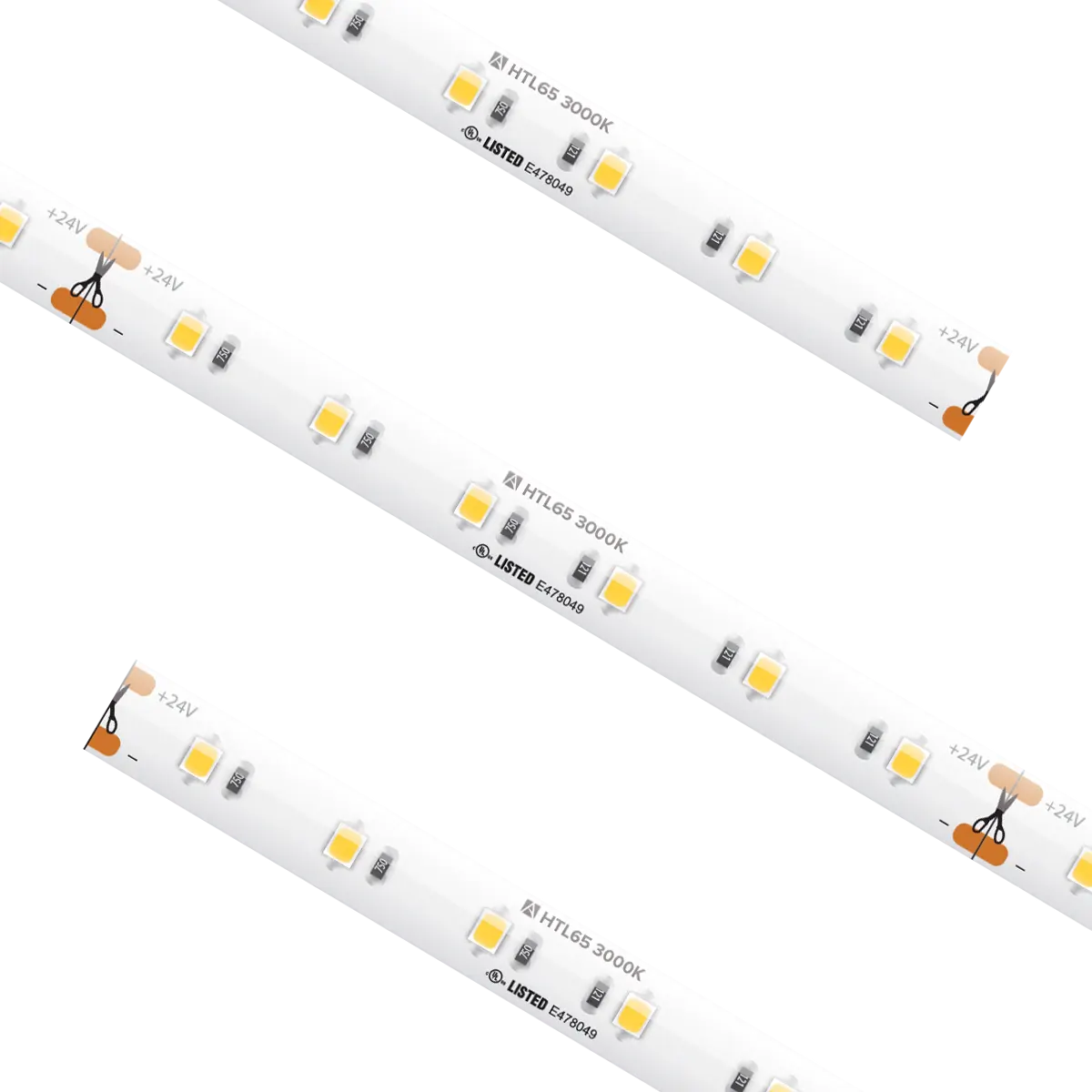 American Lighting HTL65-WW-100 100Ft LED Tape Light 3000K IP65 24V High Output