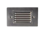 Core Lighting ST300-30K-HDL-BN-UNV 2.0W Indoor / Outdoor Steplight , 3000K, Horizontal Designer Louver, Brushed Nickel, 120/277V