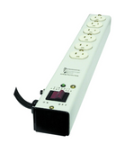 Intermatic IG2012B153 Surge Protective Device, Point-of-use strip, White, 3-Mode, 6 Outlets, 125 VAC, Type 3, Connected Equipment