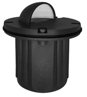EnvisionLED IGL-HM-BR-MBL-12V Low Voltage In-Ground Well Light Half Moon Lens, Wattage 50W Halogen Max/LED, MR-16 Voltage 12V, Brass, Matte Black