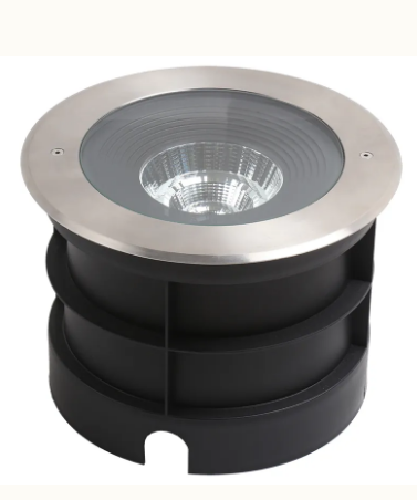 Westgate IGLC-D11-50W-MCTP-15D-D 11 Inch Stainless Steel Commercial In Ground Light Wattage/CCT Selectable 22W/34W/50W 3000K/4000K/5000K 0-10V Dimming 15-Degree