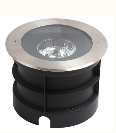 Westgate IGLC-D11-50W-MCTP-60D-D 11 Inch Stainless Steel Commercial In Ground Light Wattage/CCT Selectable 22W/34W/50W 3000K/4000K/5000K 0-10V Dimming 60-Degree