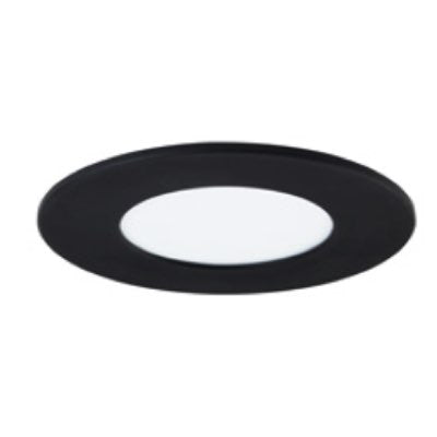 Lotus LED Lights IMT-BK J-Box Mount or Retrofit LED Trim Downlight, Black