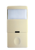 Intermatic IOS-DOV-NL-IV Commercial Grade In-Wall PIR Occupancy/Vacancy Sensor with Nightlight, Ivory Finish