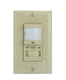 Intermatic IOS-DSIMF-IV Residential In-Wall PIR Occupancy Sensor, No Neutral Required, Ivory