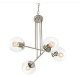 AFX Lighting JAMP25MBSN Jamie 25'' LED Pendant Light - 120V - Satin Nickel Finish