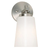 AFX Lighting JNNS0511MBSN 1 Light Wall Sconce Light, 120V, Satin Nickel Finish