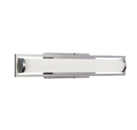 AFX Lighting JRDV2404LAJUDSN Jordon 24 Inch LED Vanity Wall Light, Watt 30W, Selectable 5CCT Satin Nickel Finish