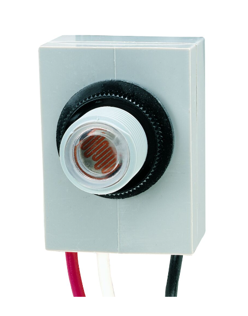 Intermatic K4023C Button Thermal Photocontrol, 208-277 V