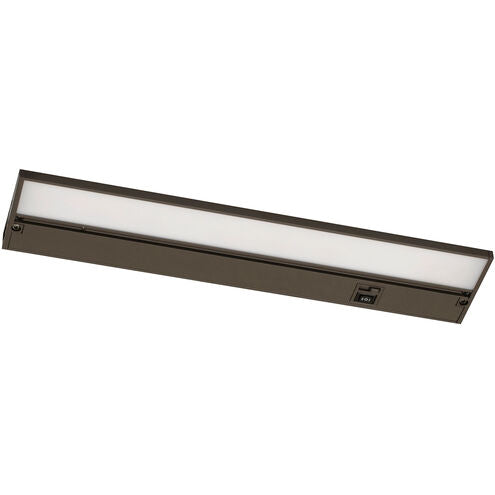 AFX Lighting KNLU14RB 14-in 7.4W LED Koren Undercabinet Light, 120V, Selectable CCT, Bronze Finish