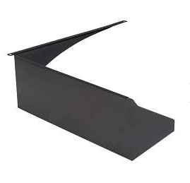 Keystone KT-ALED-GS-L2-R-KIT-B Glare shield | Black | Right side mounted | Used on Series 2 area lights | Large housing