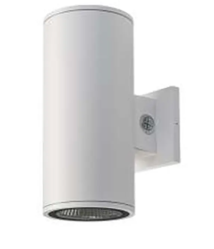 Keystone KT-CYLED20PS-4A-WDI-OSG-8CSB-VDIM-W Sentinel 4” Direct/Indirect Wall Mount Cylinder, Photocell, Selectable Wattage, Multi-Color Temperature, Voltage 120-277V, White