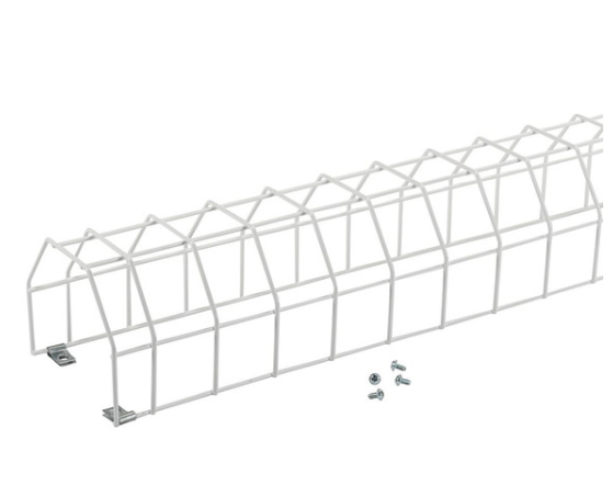 Keystone KT-DDSLEDT8-WG-1-KIT Wire Guard for LED Tube Ready strip fixtures. Option 1. Fits KT-DDSLEDT8-4-1L and KT-DDSLEDT8-4-2L-DP strip fixtures.
