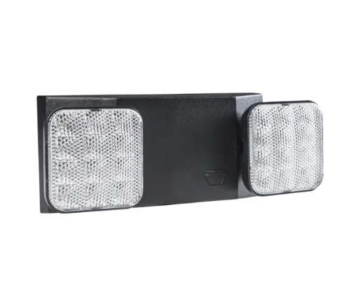 Keystone KT-EM-TP1-BLWL-SU-RC LED Emergency Light - Remote Capable - 6500K - Battery Backup - 120-277V - Black