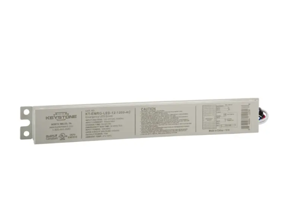 Keystone KT-EMRG-LED-12-1200-AC-IP 12W Emergency Backup Driver for LED Type B (Ballast Bypass) Lamps - 1,200 Lumens