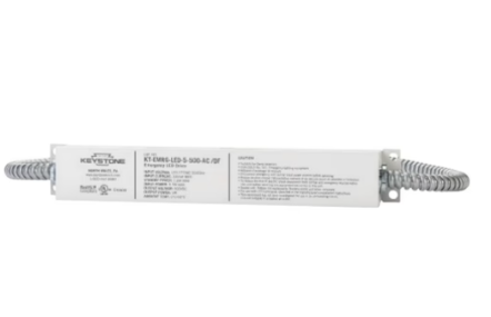 Keystone KT-EMRG-LED-12-1200-AC /DF 12 Watt LED 1200 Lumens Dual Flex 120-277V Constant Wattage Emergency Backup
