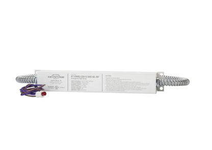 Keystone KT-EMRG-LED-5-500-AC /DF-IP 5W Emergency Backup Driver for LED Downlights - Dual Flex Cables - 500 Lumens