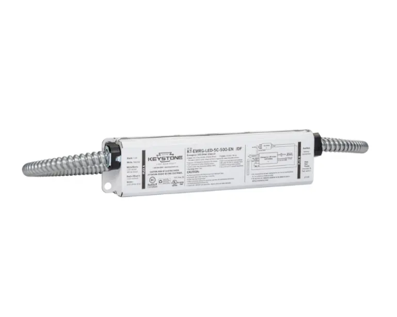 Keystone KT-EMRG-LED-5C-500-EN /DF 5W 1-Piece LED Emergency Backup Driver - Dual Flex Cables - 500 Lumens