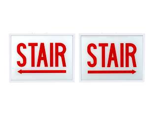 Keystone KT-EX-STCH1-WH1RL-SU /SLR Exit Sign | Steel | Chicago Compliant | Style 1 | White Color | Single Facing | Red Lettering| Surface Mount | 120-277 Vac Input | Emergency Battery Backup | Additional Faceplate Included: SLA + SLA