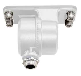 Keystone KT-FLED-SM-1-KIT-W Surface Mount / Wall Mount Kit for Series 1 Flood Lights. Fits 15W thru 60W fixtures. Includes Mounting Hardware. White Housing.