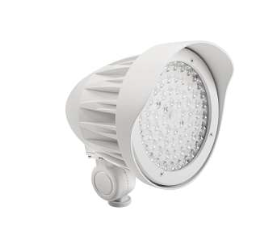 Keystone KT-FLED25PS-C1E-UNV-8CSB-VDIM-W /G2 Bullet Flood Light With Photocell, Selectable CCT, Selectable Power