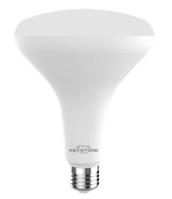 Keystone KT-LED11.5BR40-830 /G3 LED Bulb BR40 Flood, 75W Equivalent, 110 Deg Beam Angle, E26 Medium Base, Lumens 940 lm, Color Temperature 3000K, 80 CRI, Generation 3
