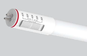 Keystone KT-LED12.5T5HE-48GC-8CSJ-DX2 4 ft LED T5 HE Tube Shatter-Proof Coated Glass, Multi-Color Temperature, 80+ CRI, Single or Double-Ended Power, Voltage 120-277V
