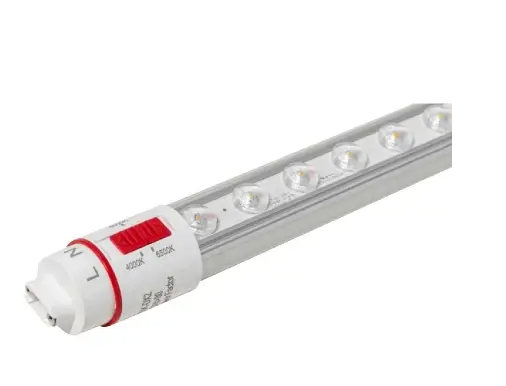 Keystone KT-LED13T8-30P2S-865-D /G2 30in LED Sign Tube, 6500K, Double Sided Output and Rotatable R17d end caps, 13W, 120-277V Input
