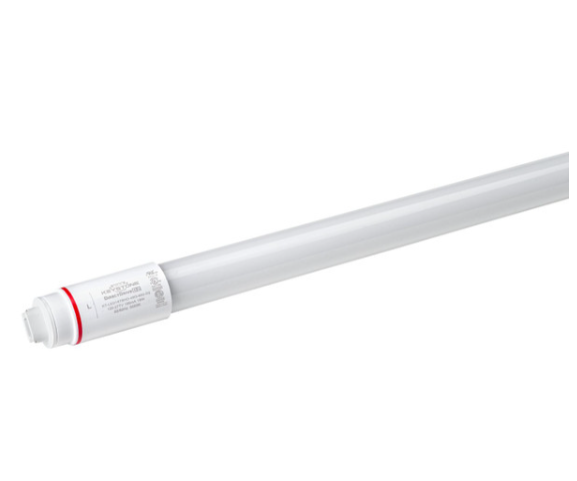 Keystone KT-LED18T8HO-48G-850-D2 18W LED T8 HO Lamp, 4ft long, Glass Construction, R17D Socket, 5000K, 120-277V Input, Interal Driver, Direct Drive