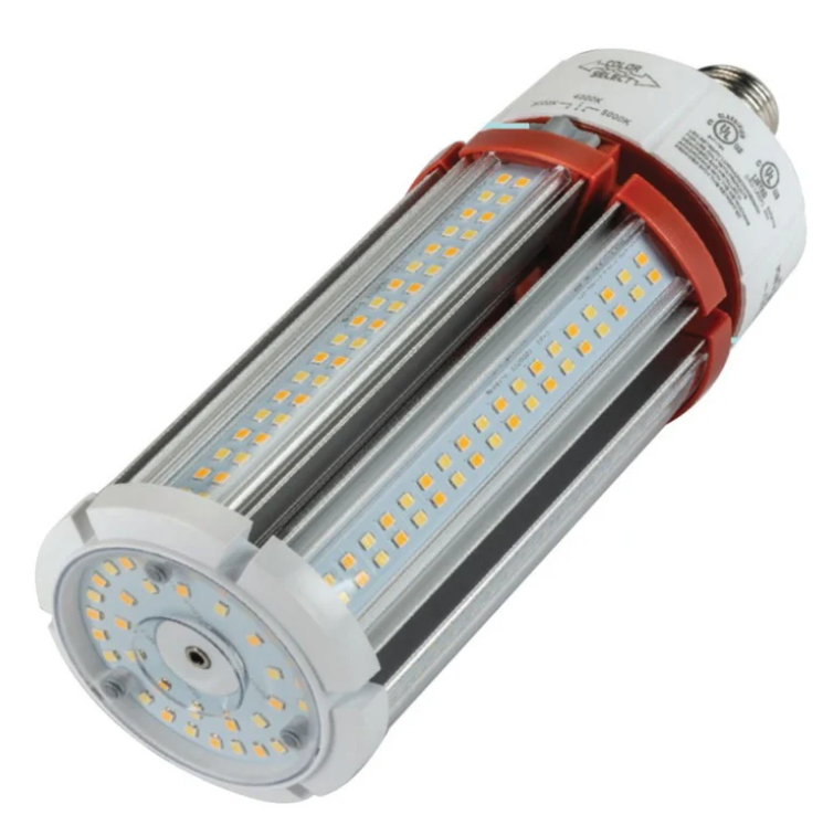 Keystone KT-LED36PSHID-E26-8CSB-D LED HID Replacement lamp feat. Power Select & Color Select. 36/27/18W, 3000/4000/5000K, 120-277V Input, E26 Base, DirectDrive