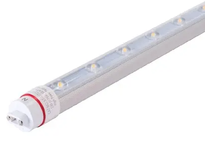 Keystone KT-LED4T8-18P1S-865-D /G2 18-in LED Sign Tube, Single, Single Sided Output And Rotatable R17D End Caps, Wattage 4W, Voltage 120V-277V, Color Temperature 6500K, Clear