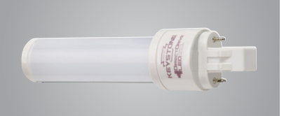 Keystone KT-LED62P-H-835-D-DP 6W LED 2-pin Compact Lamp, Horizontal Orientation, 120-277V Compatible, Gx23 Base, 3500K, Individually Sleeved