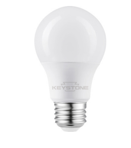 Keystone KT-LED6A19-O-827 /G3 A19 Omni-Directional Bulb, 40W Equivalent, E26 Medium Base, 2700K, 80 CRI, Generation 3
