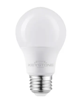 Keystone KT-LED6A19-O-850-ND /G2 6W LED A19 Bulb, E26, 450 lm, 120V, CCT 5000K