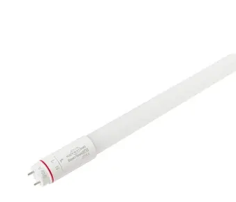 Keystone KT-LED9T8-48G-835-DX2-CP 48" LED T8 Tube, Glass Construction, 120-277V Input, Wattage 9.2W, Color Temperature 3500K, Direct Drive, Single or Double Ended