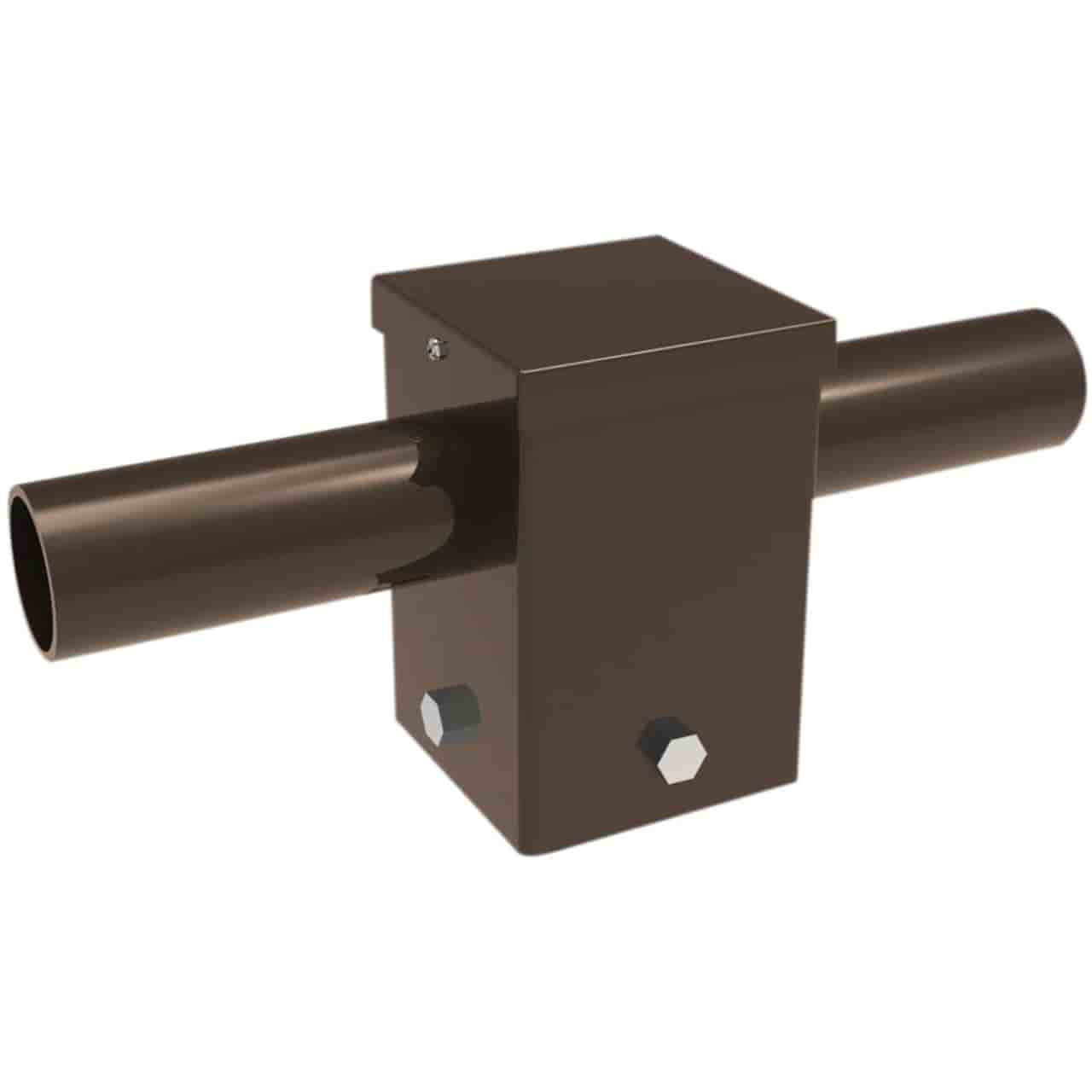 Keystone KT-PMTT-4SQ-D180 Double 180Â° Tenon 4" Square Pole Adapter