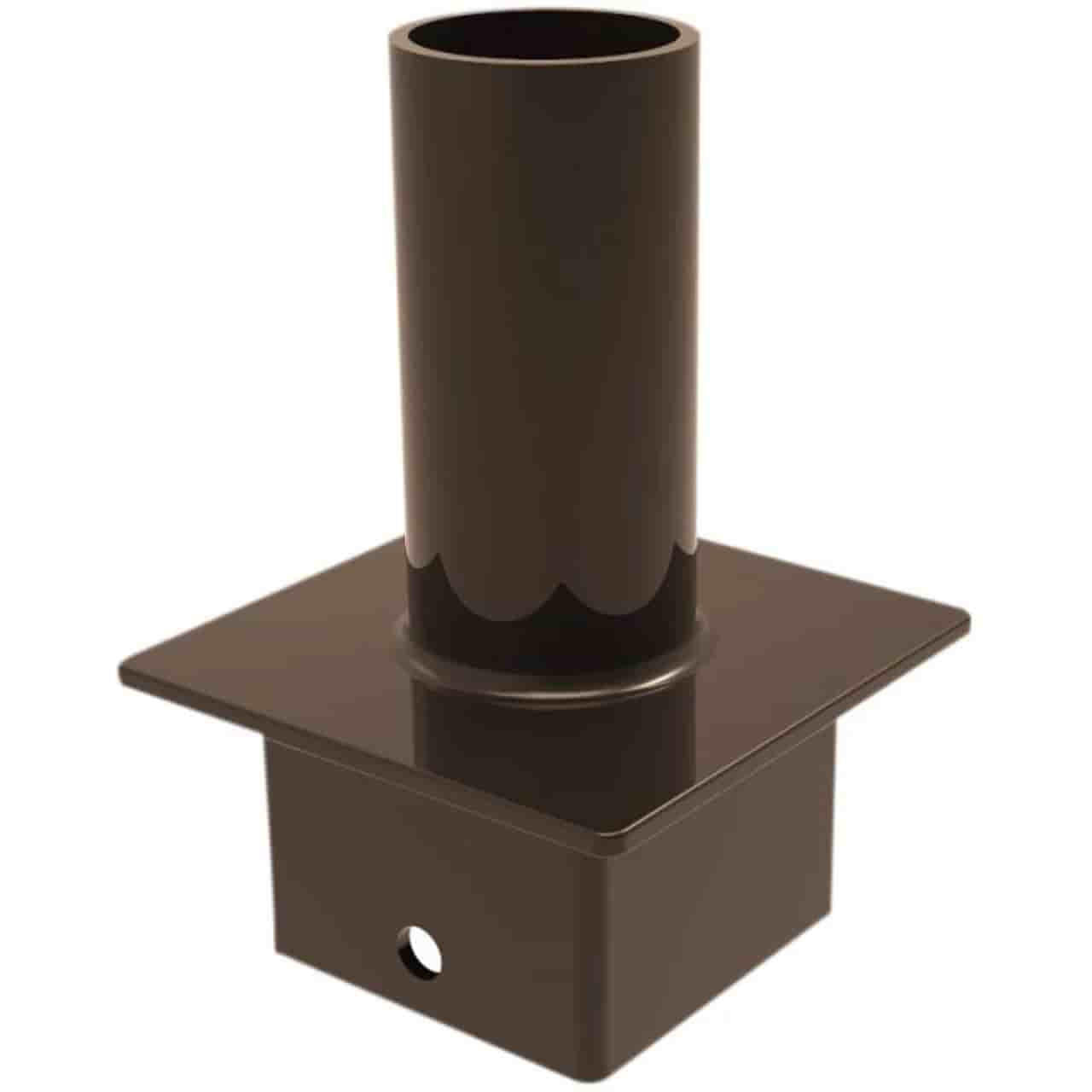 Keystone KT-PMTT-5SQ-SV Tenon Top Mount 5" Square Pole Adapter